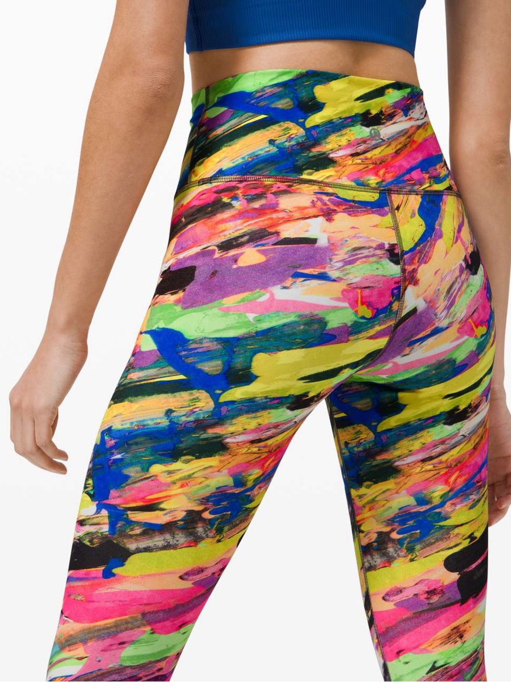 90. Lululemon Wunder Train High-Rise Tight 25" Catalyst Multi size 8 - Picture 2 of 11